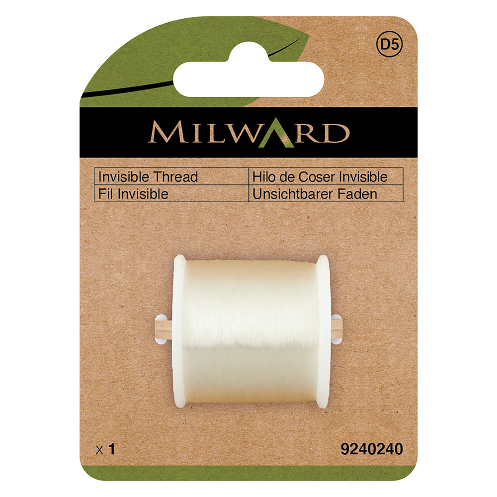 Spool of clear Milward Green invisible nylon thread