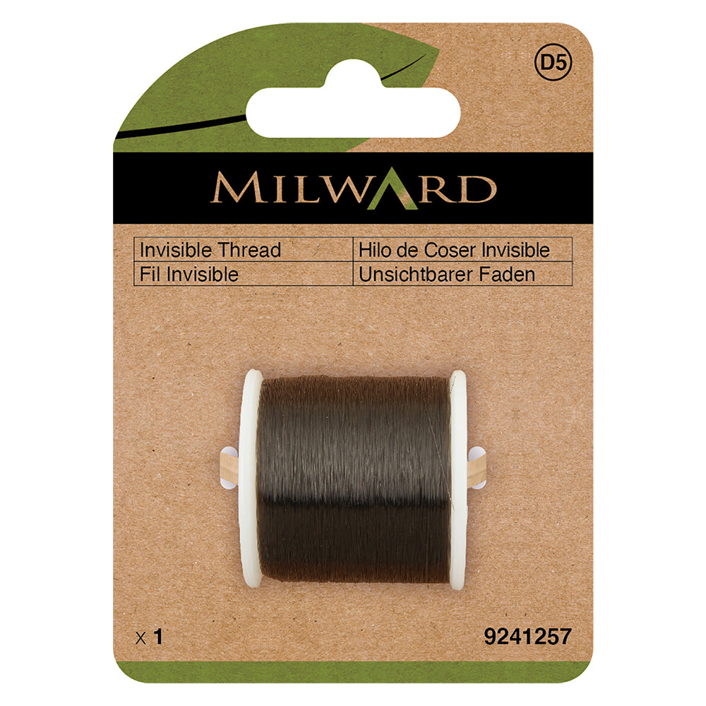 Spool of smoke Milward Green invisible nylon thread