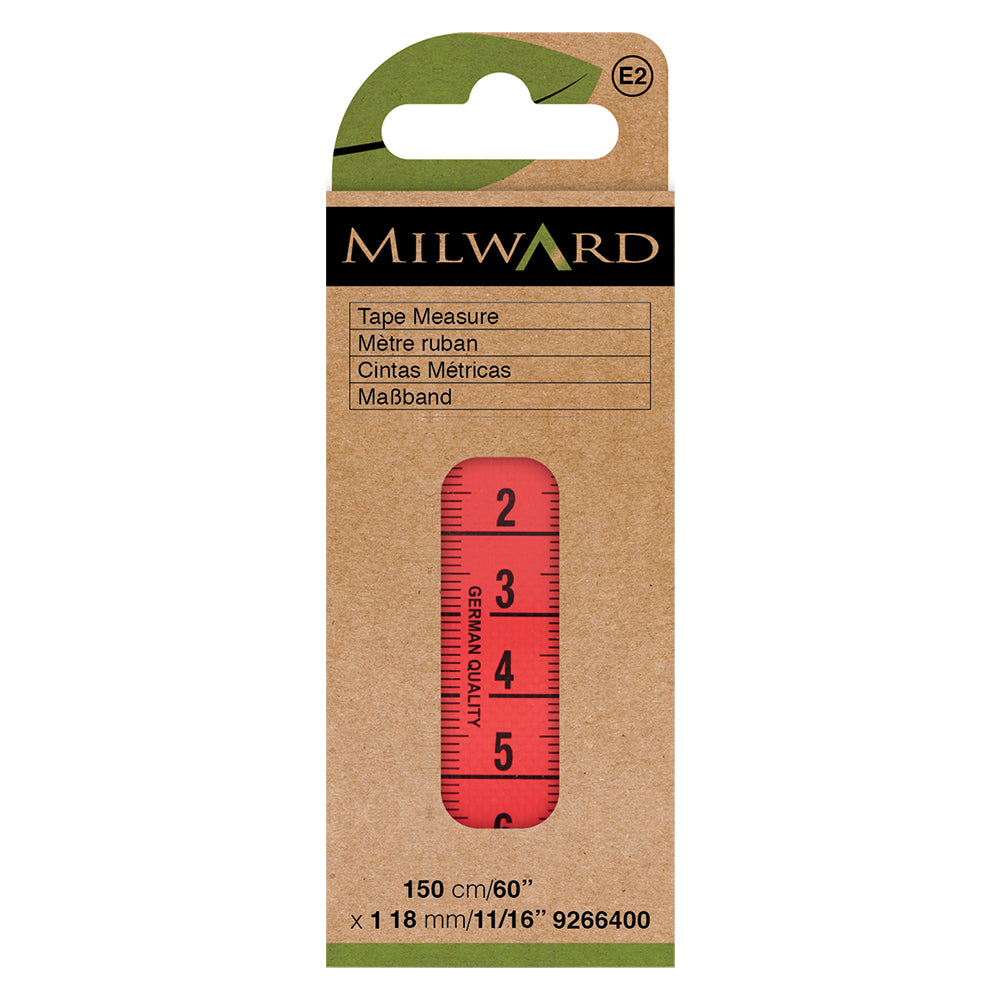 Milward coloured 150cm tape measure