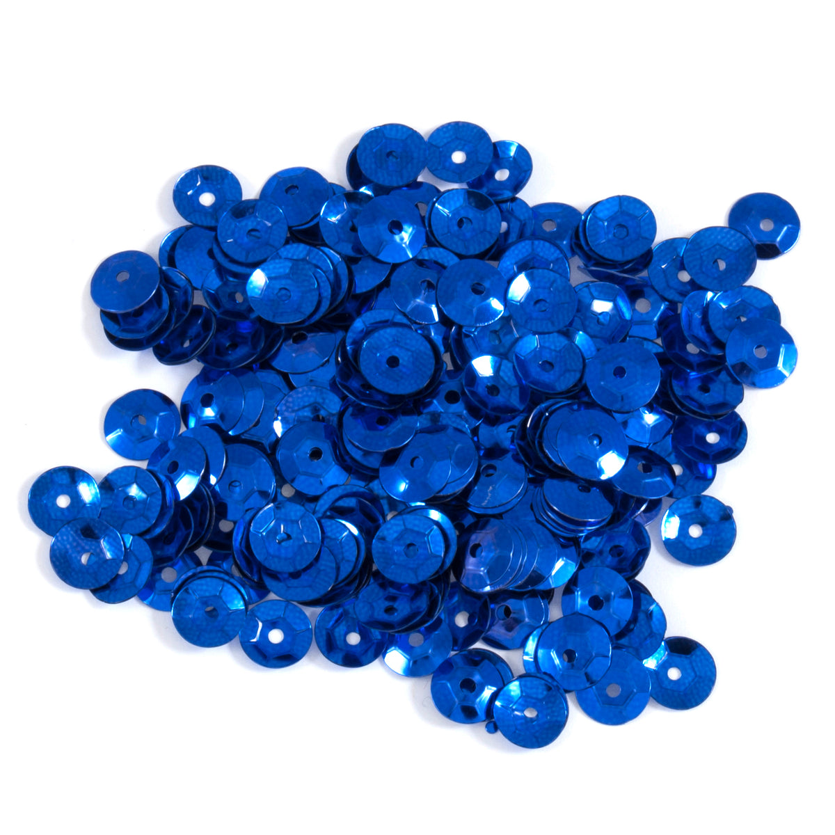 Pack of royal blue 5mm cup sequins