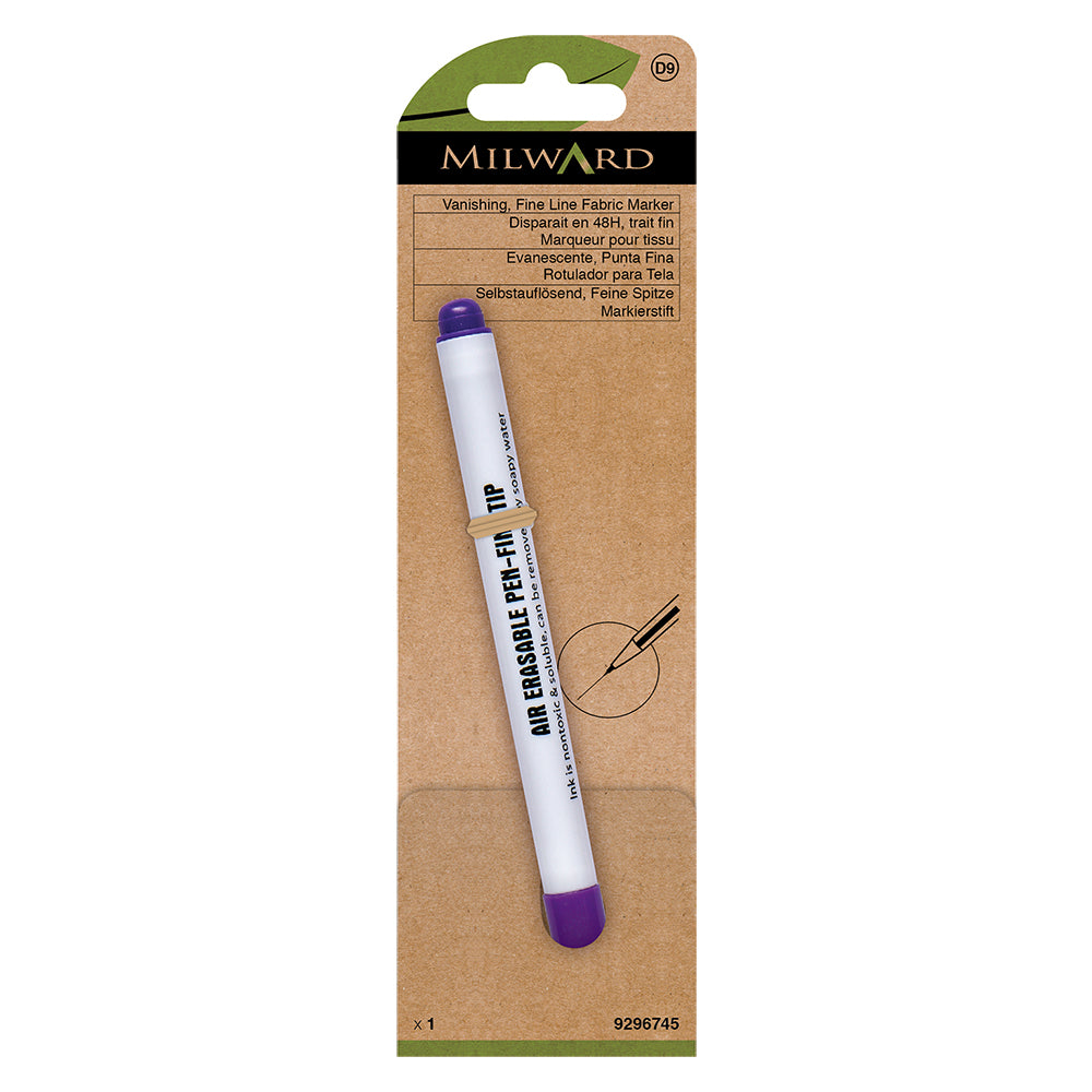 Milward fine line vanishing fabric marker pen