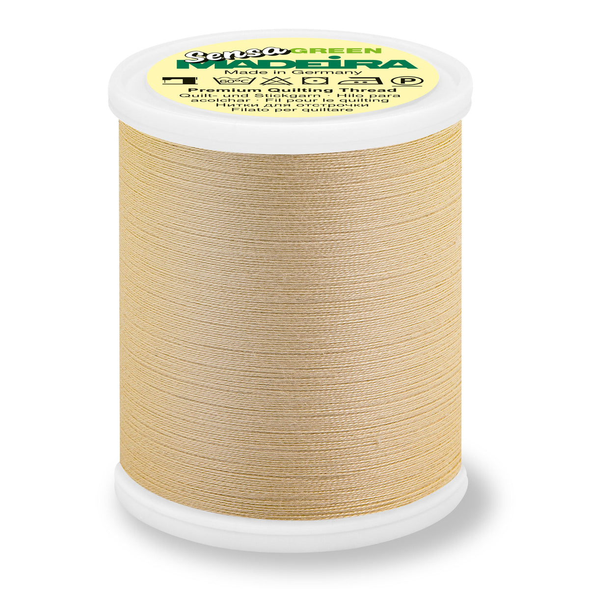 Spool of Madeira Sensa Green No. 40 embroidery thread in Savanna