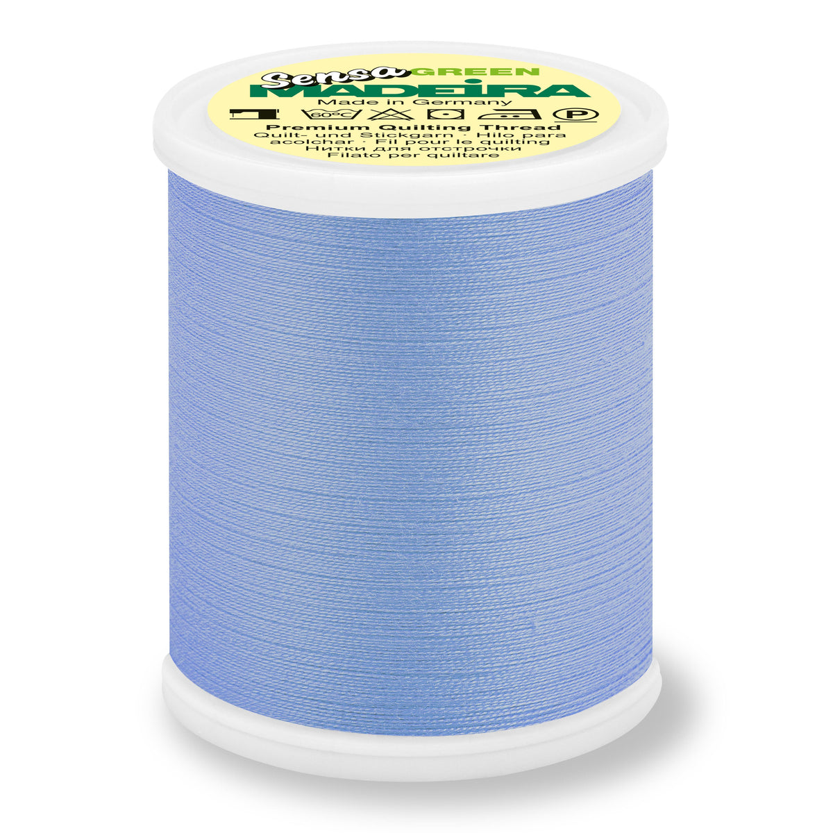 Spool of Madeira Sensa Green No. 40 embroidery thread in Aqua