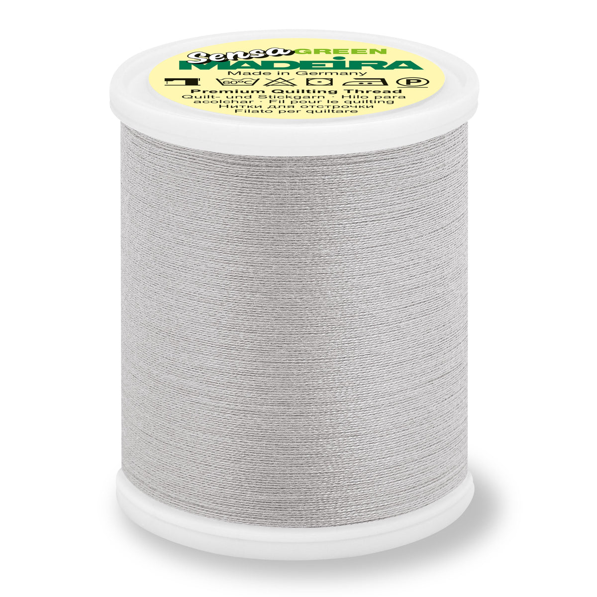 Spool of Madeira Sensa Green No. 40 embroidery thread in Dove