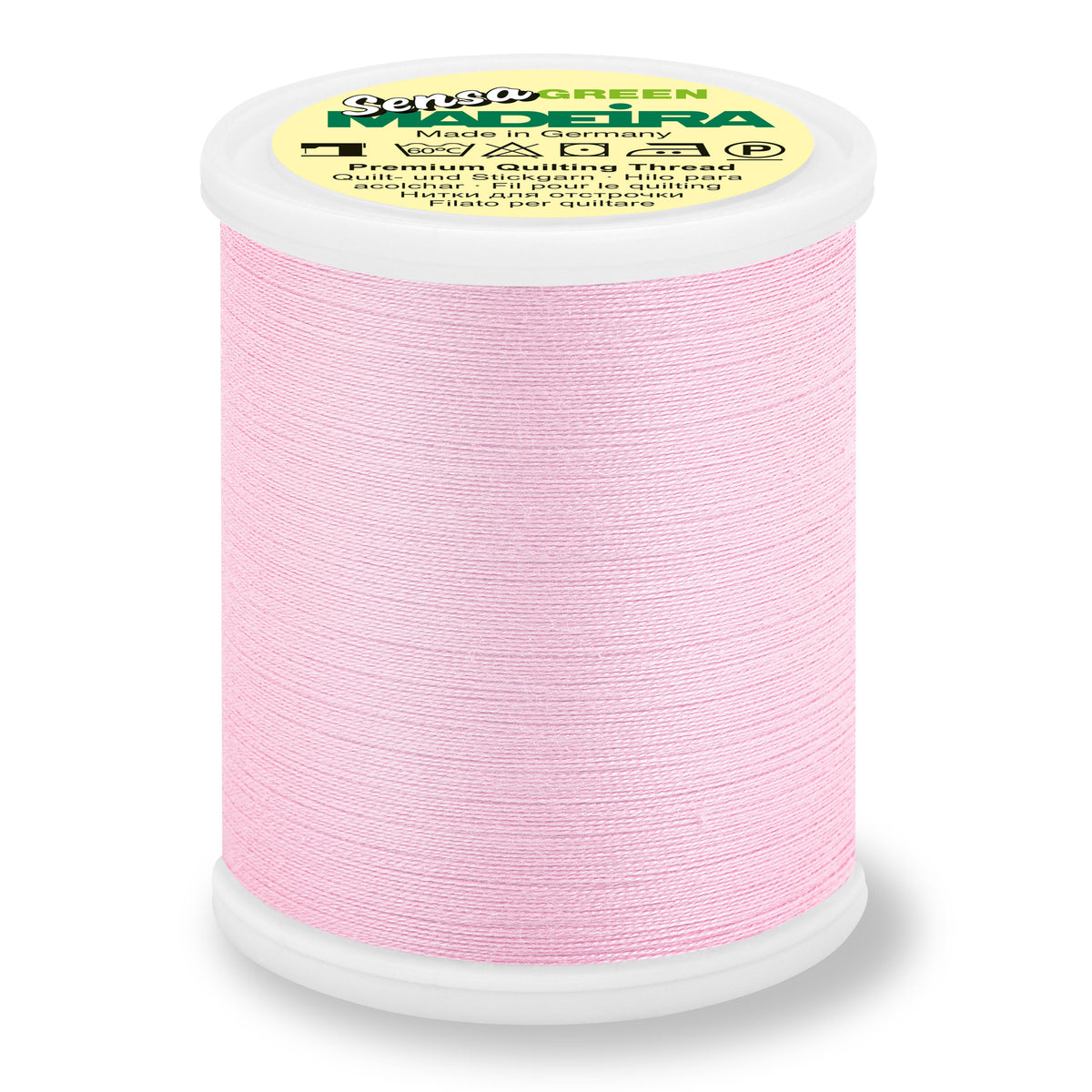 Spool of Madeira Sensa Green No. 40 embroidery thread in Baby Pink