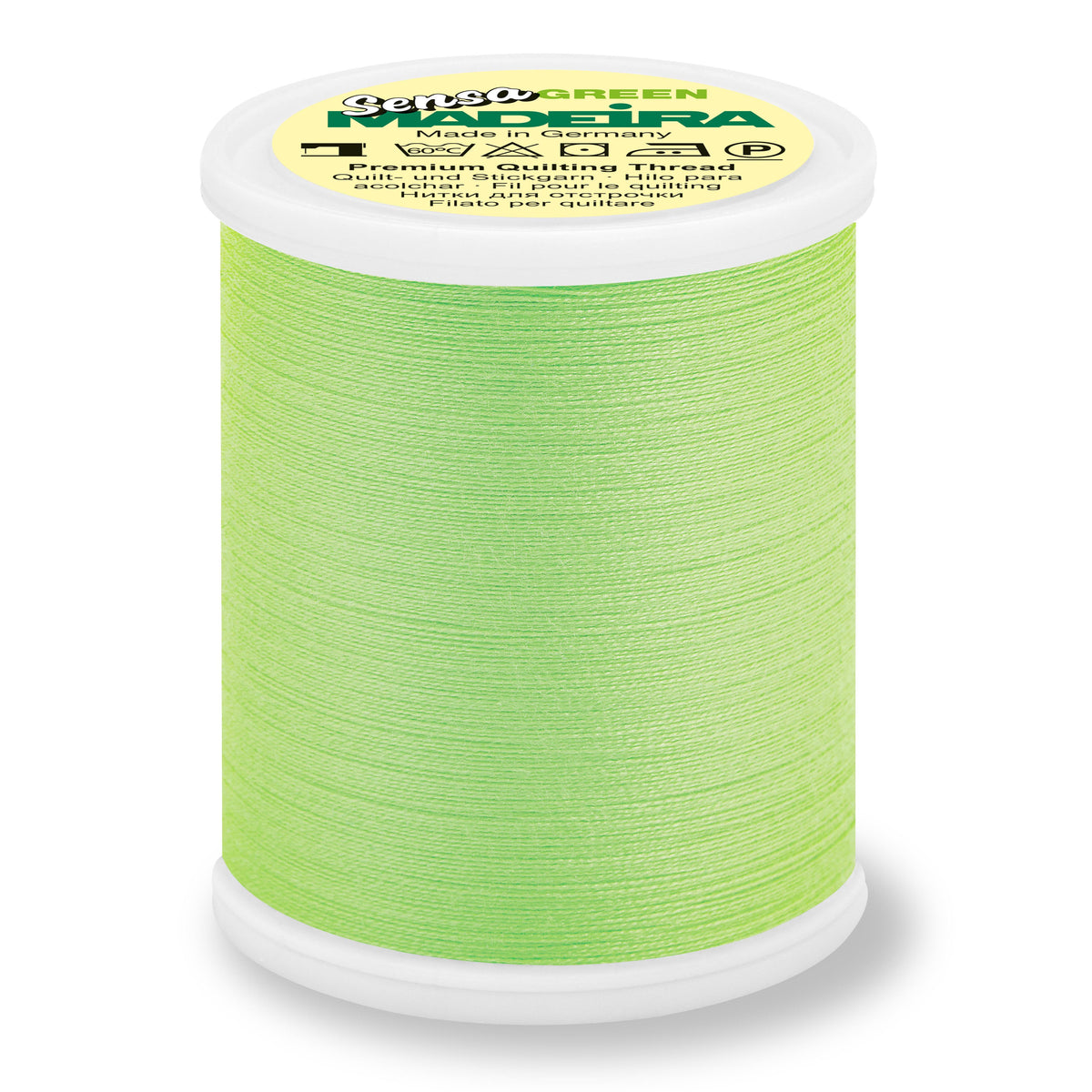 Spool of Madeira Sensa Green No. 40 embroidery thread in Sensa Green