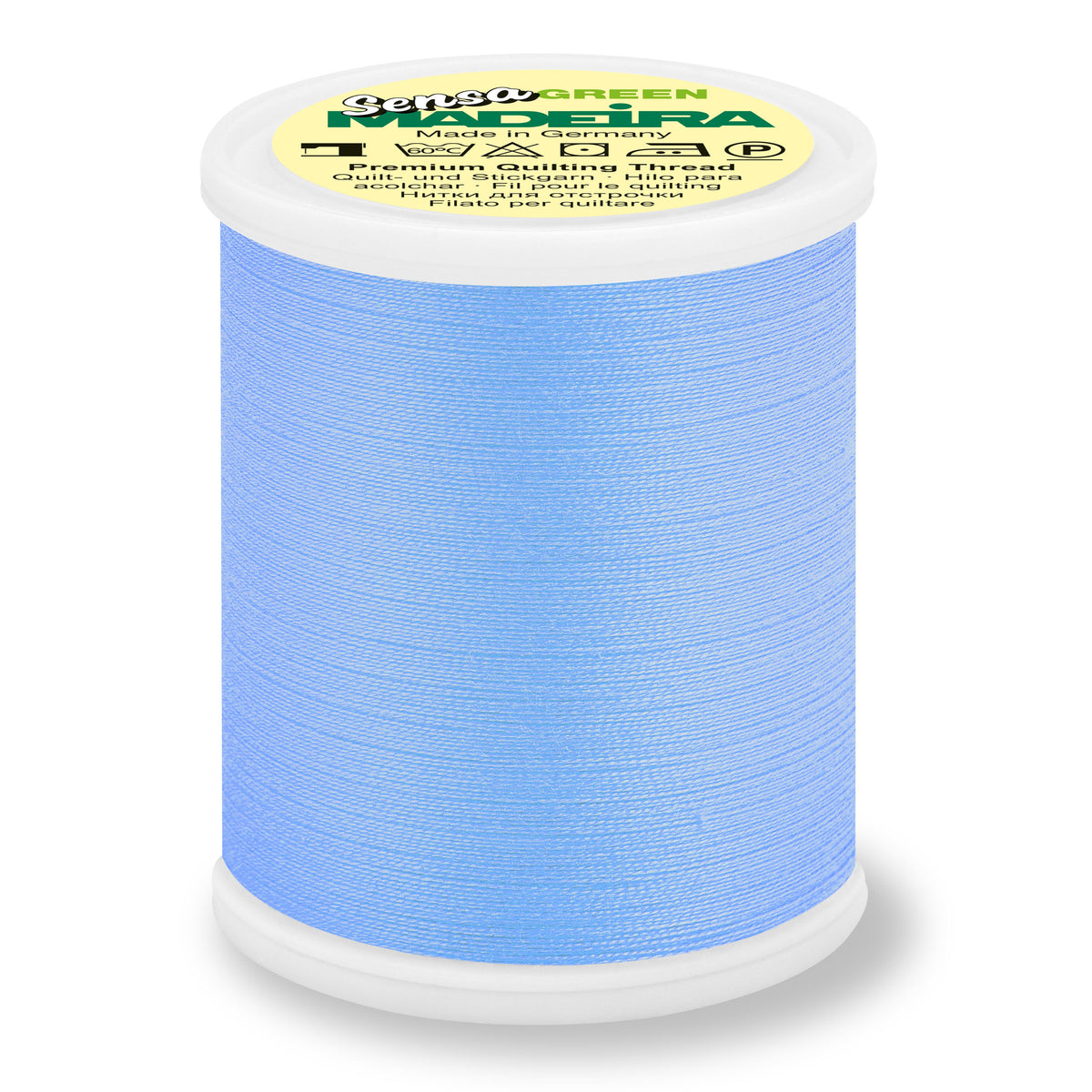 Spool of Madeira Sensa Green No. 40 embroidery thread in Baby Blue