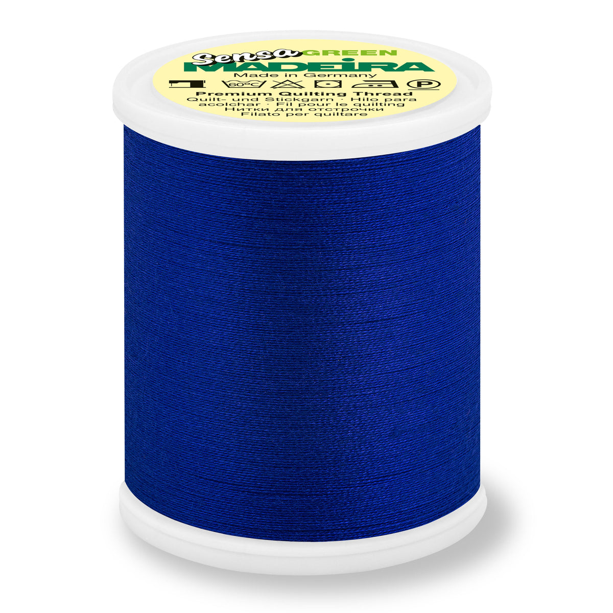 Spool of Madeira Sensa Green No. 40 embroidery thread in Midnight