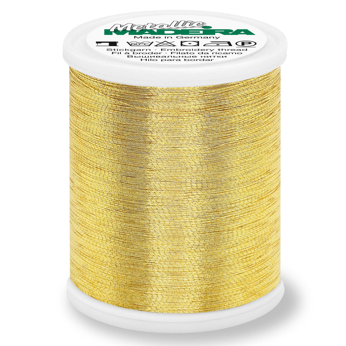 Spool of Madeira Brilliant metallic thread in gold 6