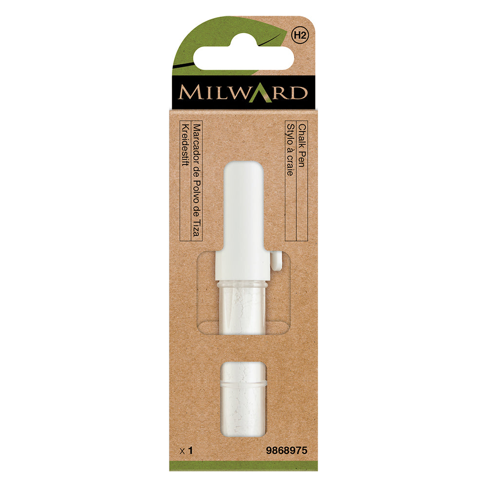 White Chaco chalk marking pen with wheel