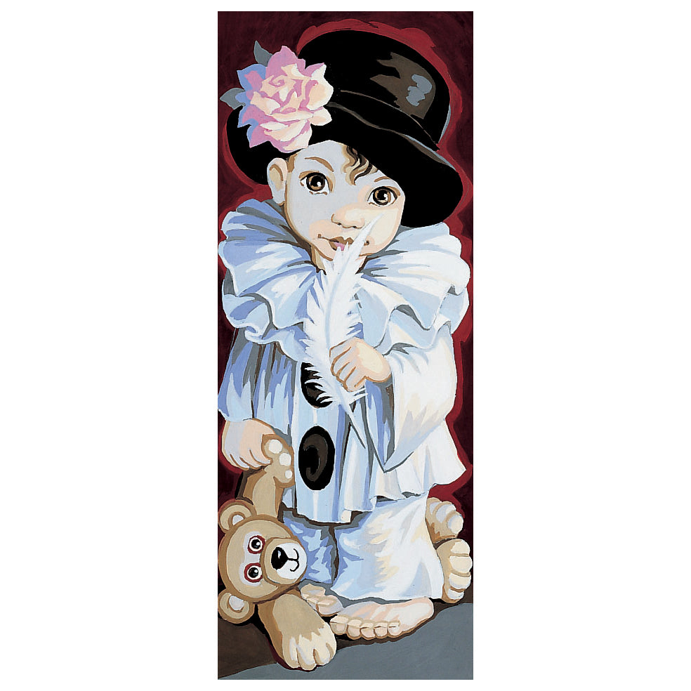 Royal Paris printed tapestry canvas showing the Pierrot design