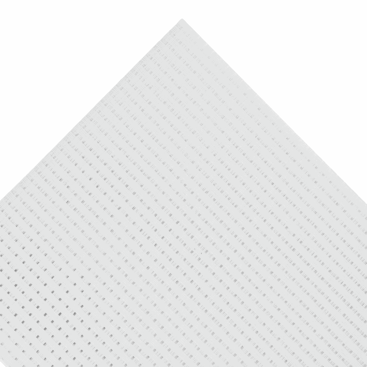 Trimits White Needlecraft Fabric - Binca 6 Count 48 x 60cm
