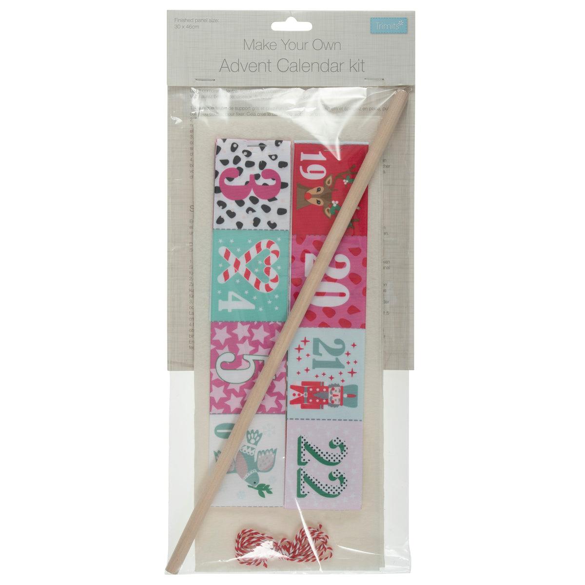 Trimits Make-Your-Own Advent Calendar Kit - Blue