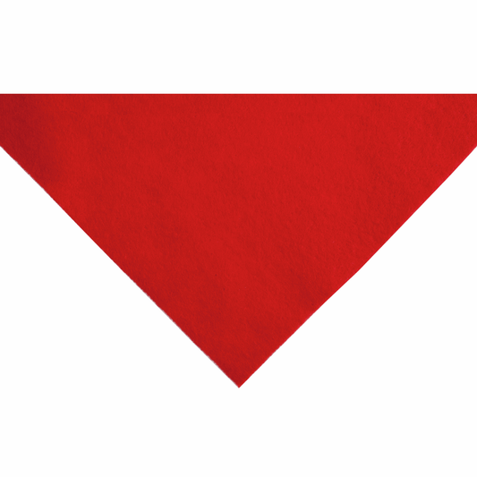 Trimits Red Sticky Back Acrylic Felt - 23cm x 30cm (Pack of 10)