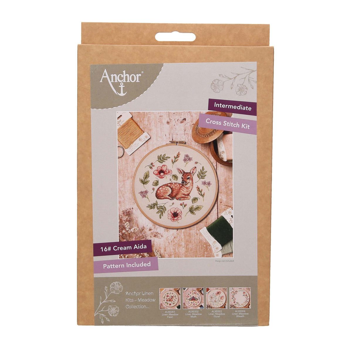 Anchor Meadow Collection fawn cross stitch design
