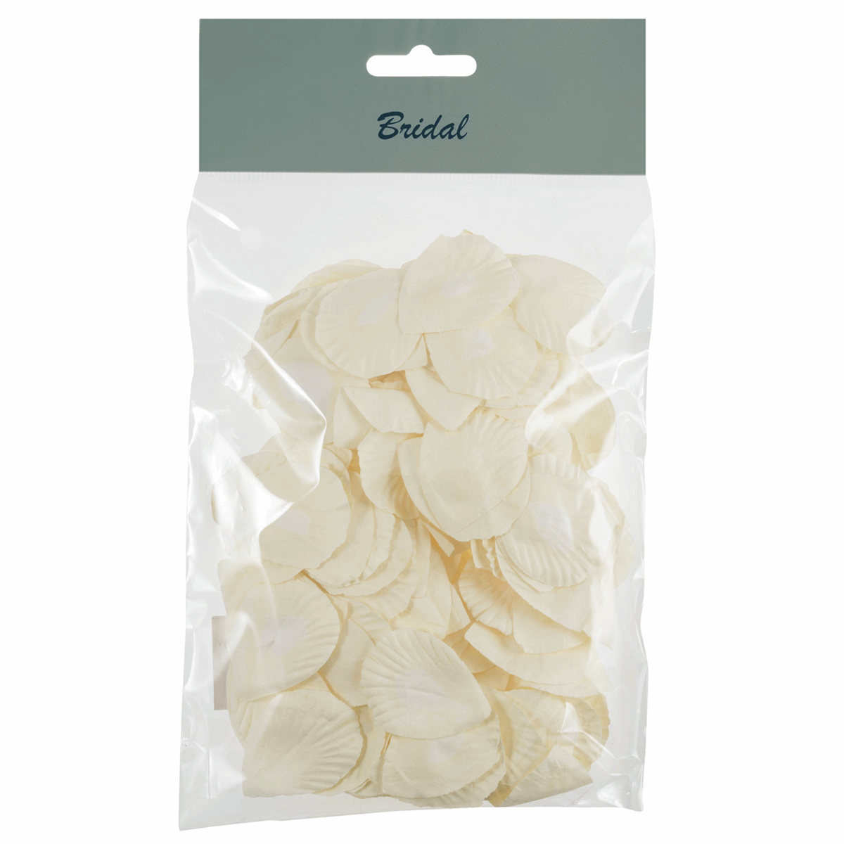 Ivory Bio Paper Rose Petals - 3 x 4cm (Pack of 200)