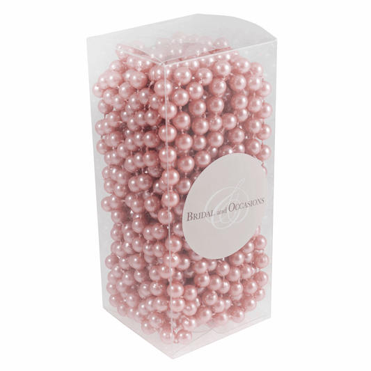 Rose Gold Pearl Bead Chain - 10m x 8mm