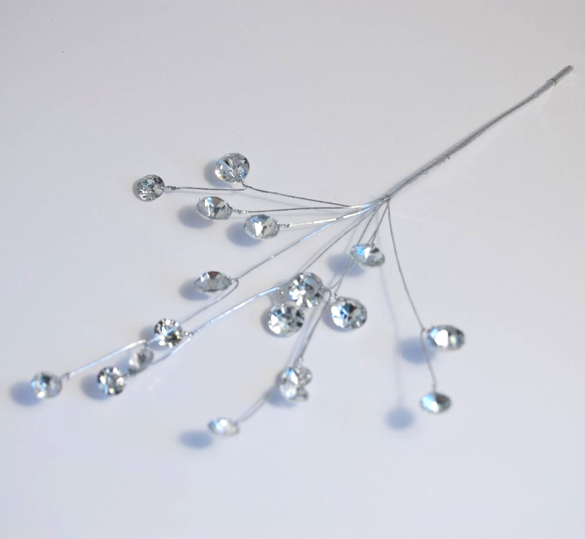 Silver diamante picks
