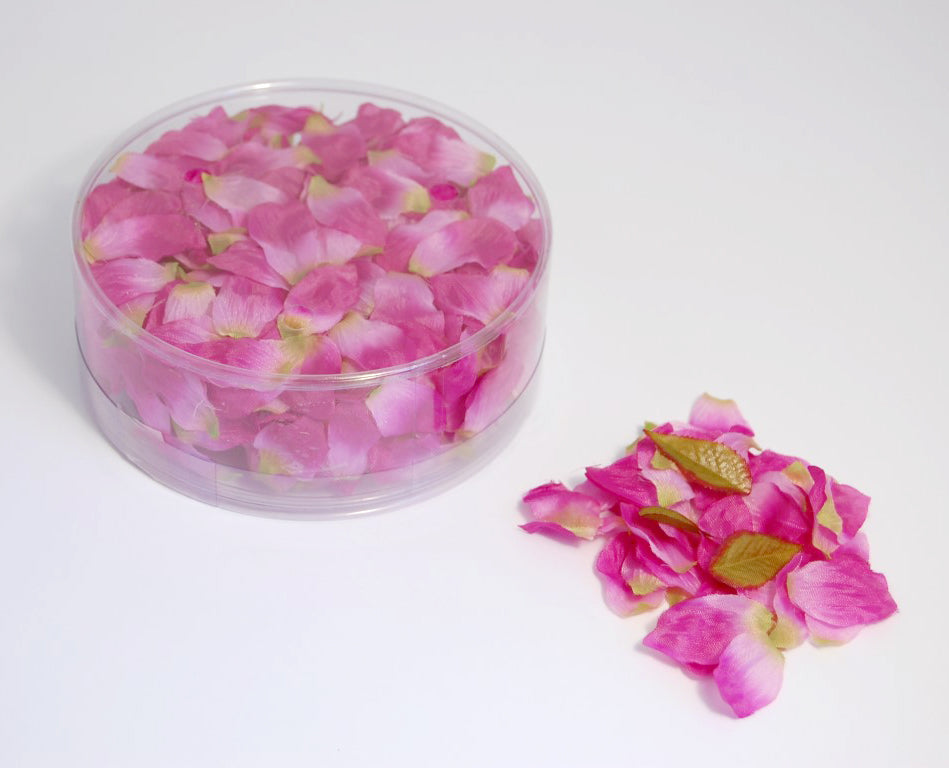 Box of lilac rose petals
