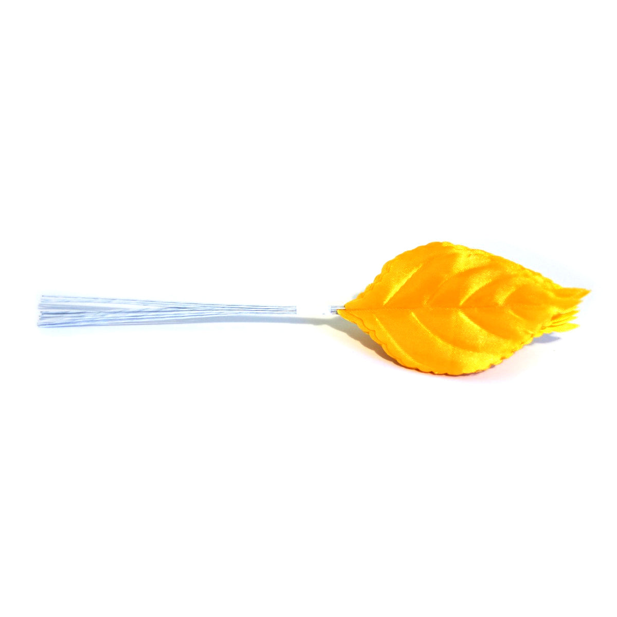 Lemon satin rose leaves
