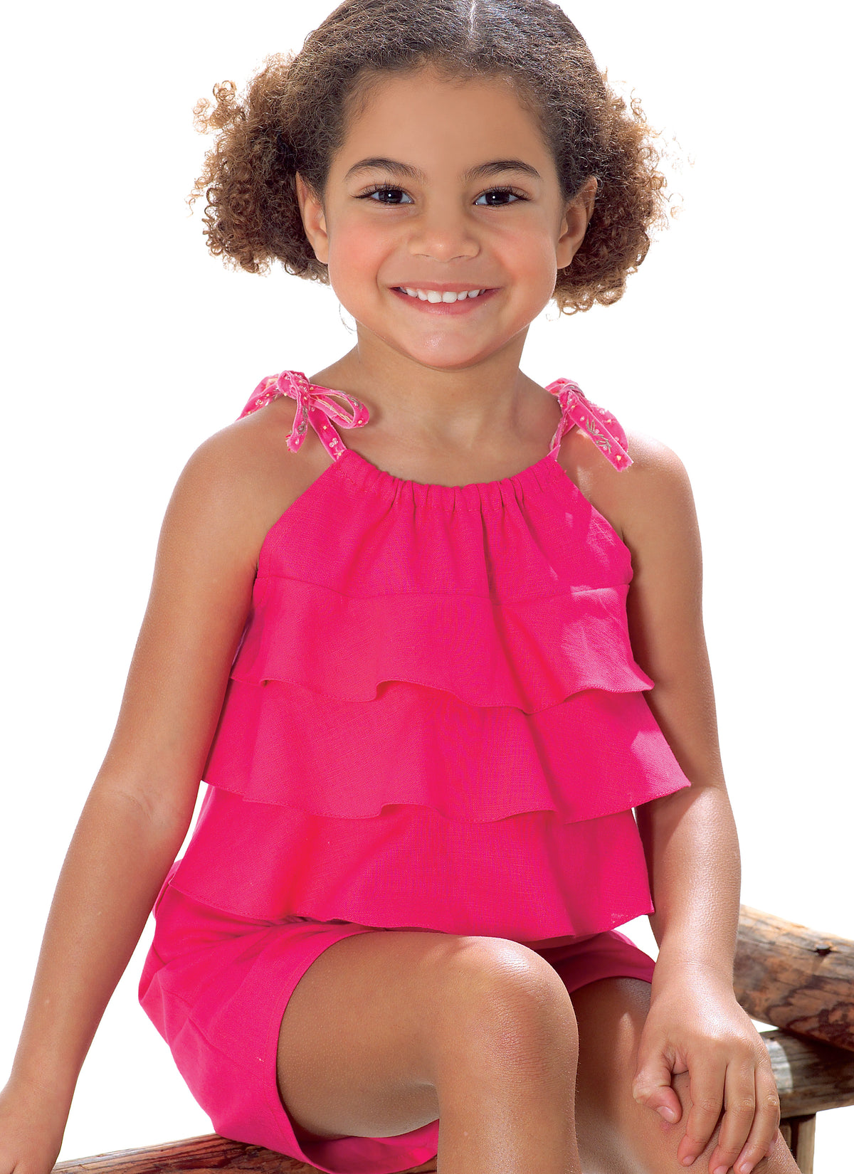 Butterick B4503 sewing pattern envelope showing the children's halter top designs