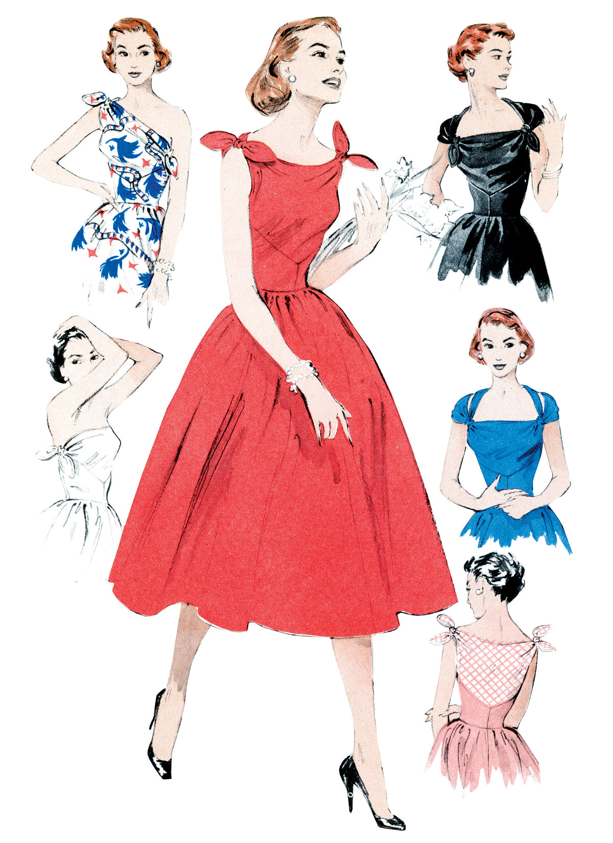 Butterick B5708 misses' dress sewing pattern envelope