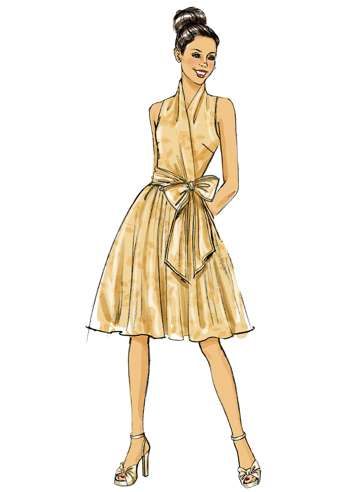 Butterick B5850 misses' dress sewing pattern envelope