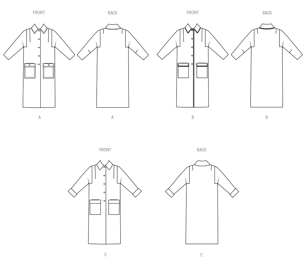 Butterick B7020 sewing pattern envelope showing vintage misses' jacket designs