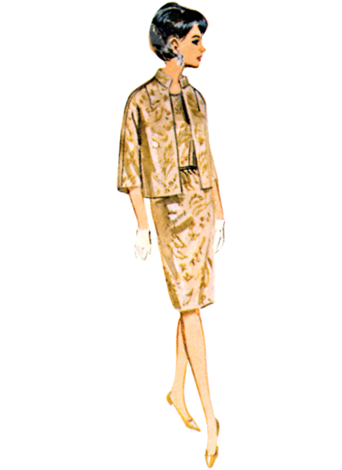 Butterick B7035 sewing pattern envelope showing misses' sheath dress designs
