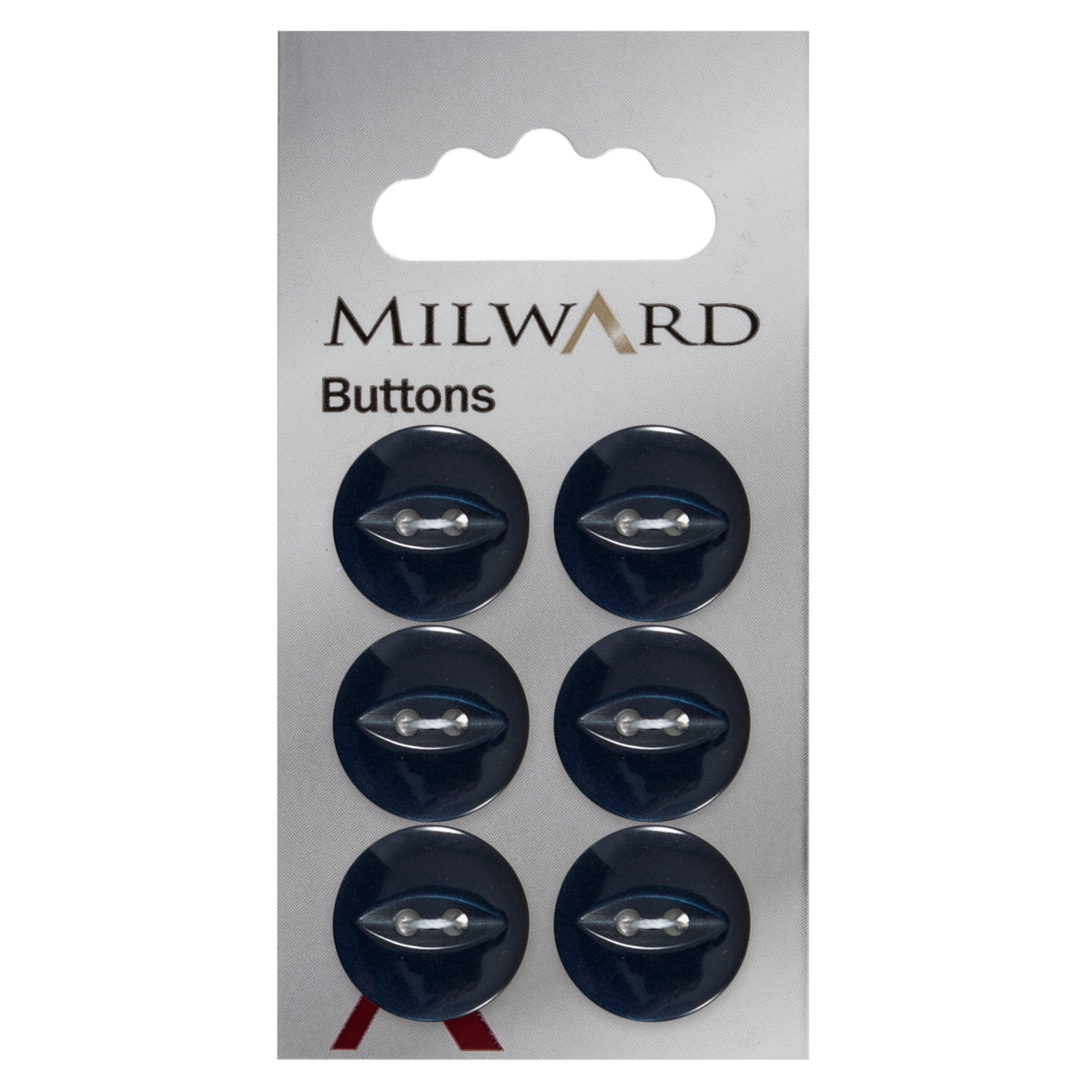 Navy fisheye button, 16mm