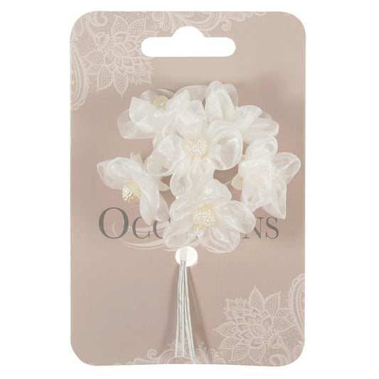 Mini Cream Beehive Blossom Spray - 40mm (Pack of 6 Stems)