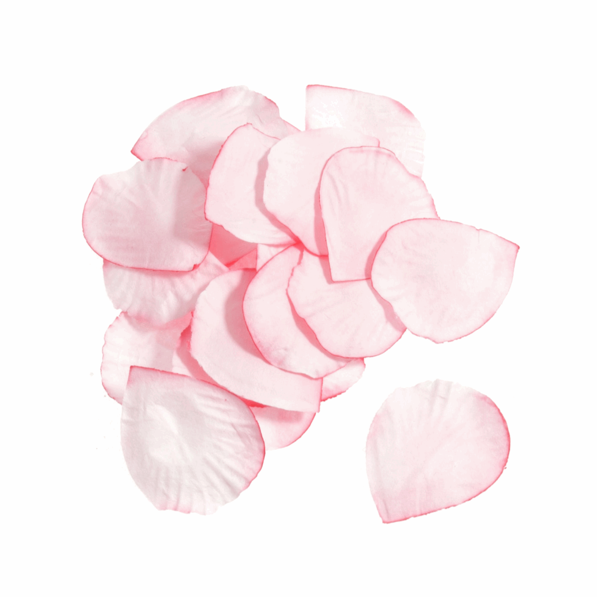 Pale Pink Bio Paper Rose Petals - 3 x 4cm (Pack of 200)