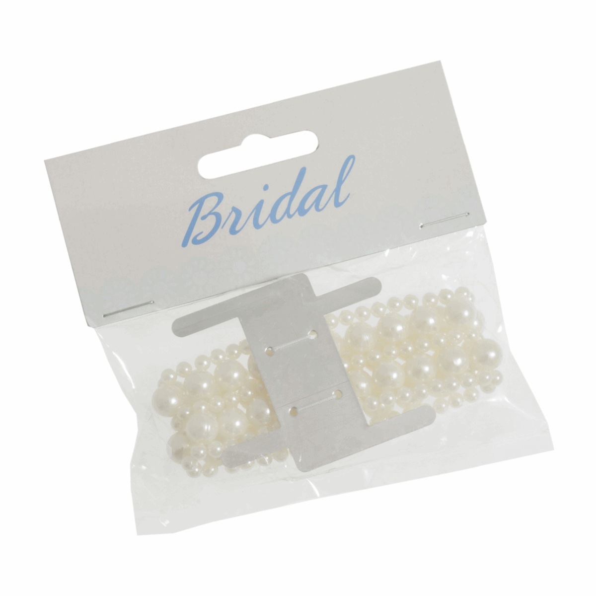 Bridal Ivory Pearl Wrist Band (2 Rows)