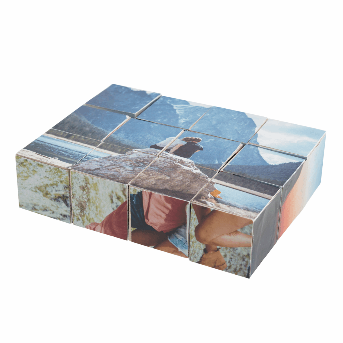 Wooden Table Decoration Blocks - 2.5cm x 2.5cm x 2.5cm (Pack of 12)