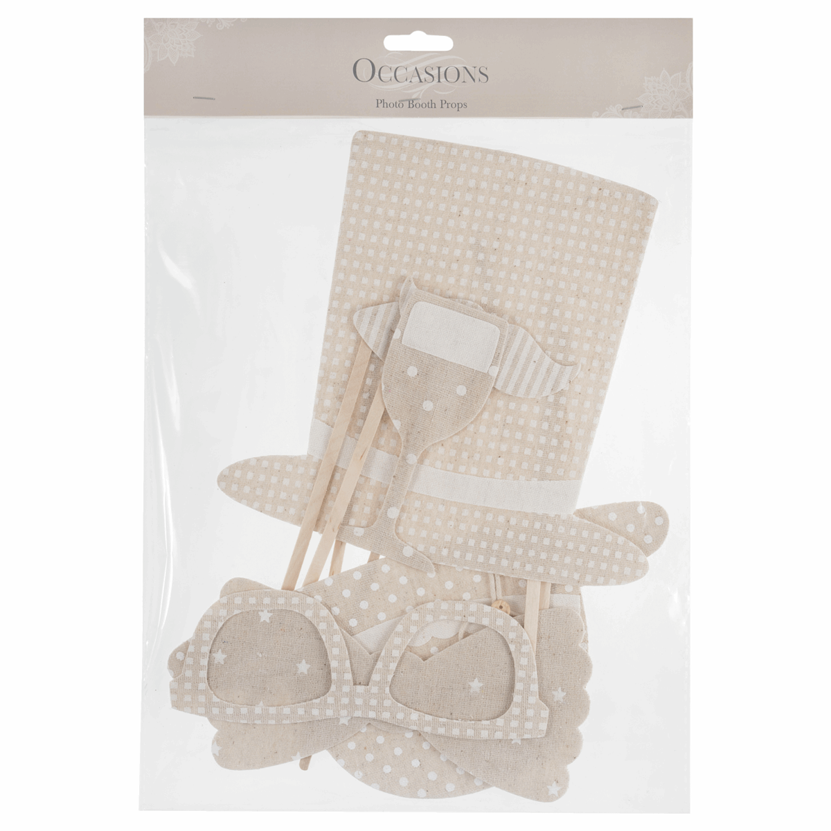 Fabric Photo Booth Wedding Props