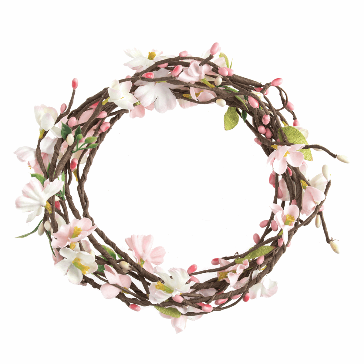 Pink and Green Blossom Garland - 140cm