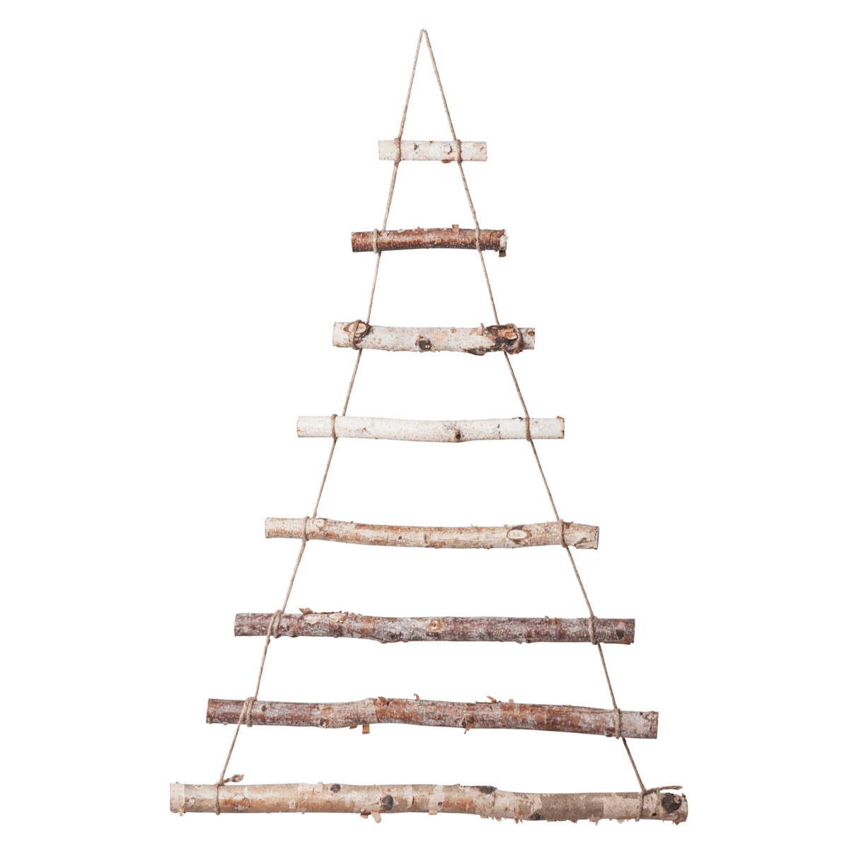 Birch Wall Hanging Christmas Tree