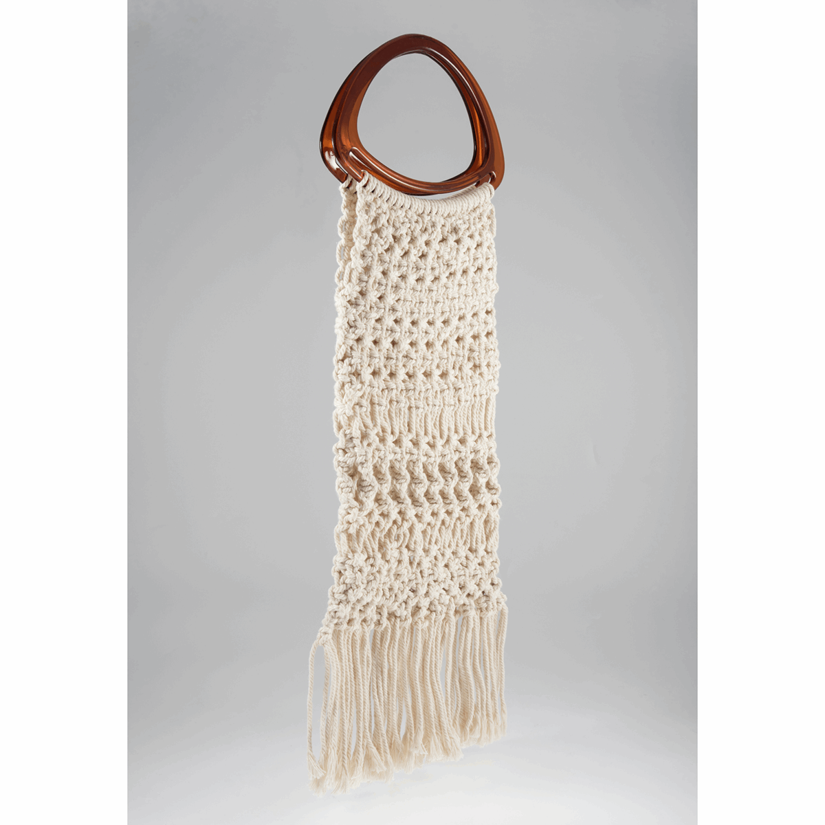 Oval Bag Handles - 7inch Dark Brown