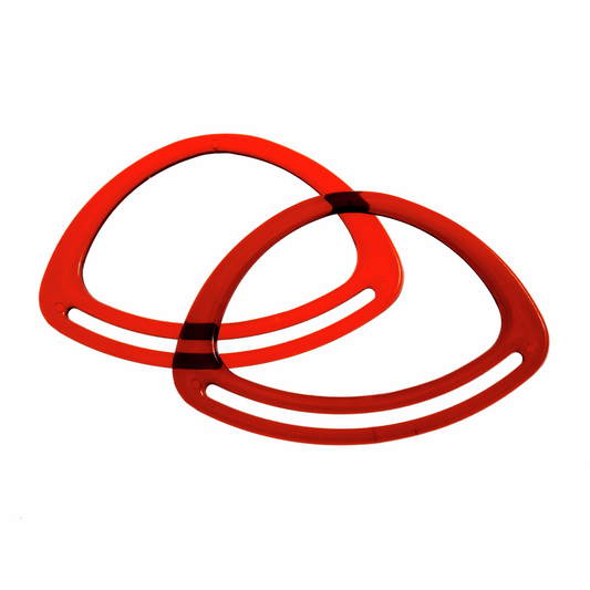 Oval Bag Handles - 7inch Dark Brown