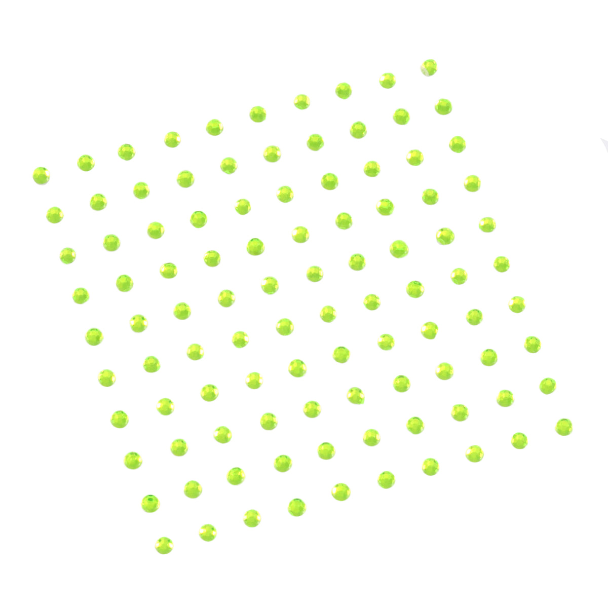 Pack of small green 2mm diamantes