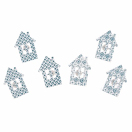 Trimits Craft Embellishments - Little House's (Pack of 6)