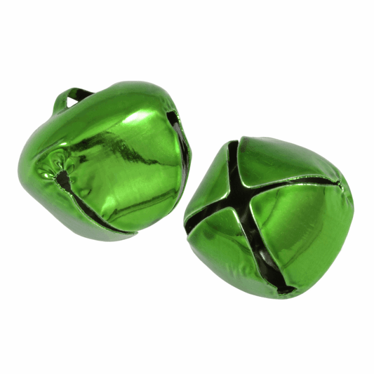 Trimits Green Jingle Bells - 30mm (Pack of 2)