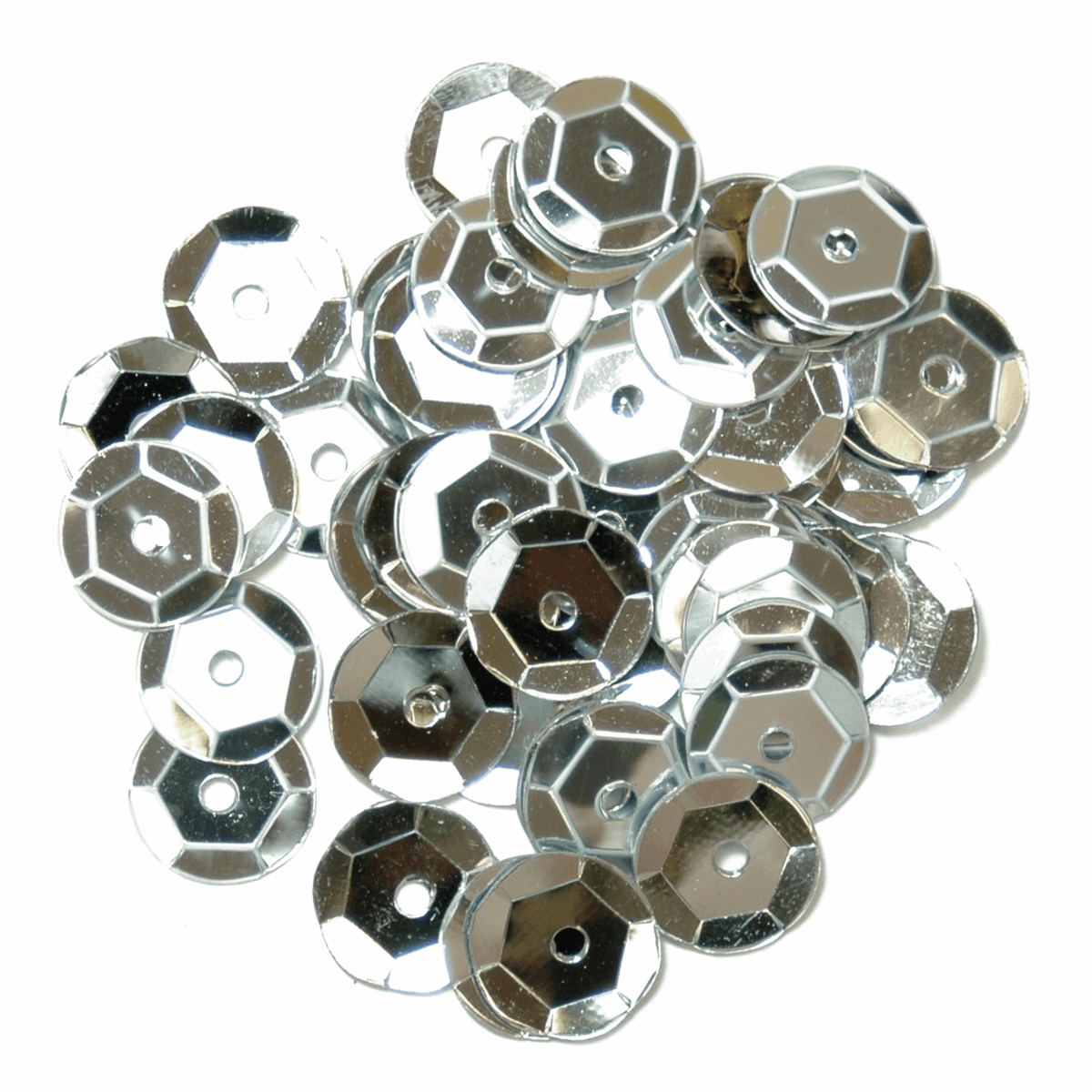 Trimits Silver Cup Sequins - 8mm