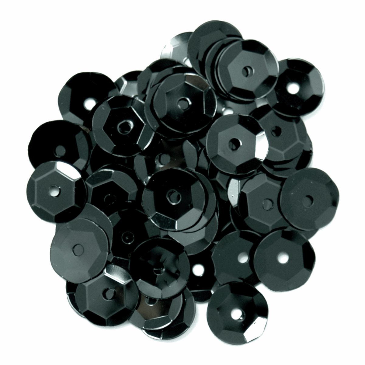 Trimits Black Cup Sequins - 8mm