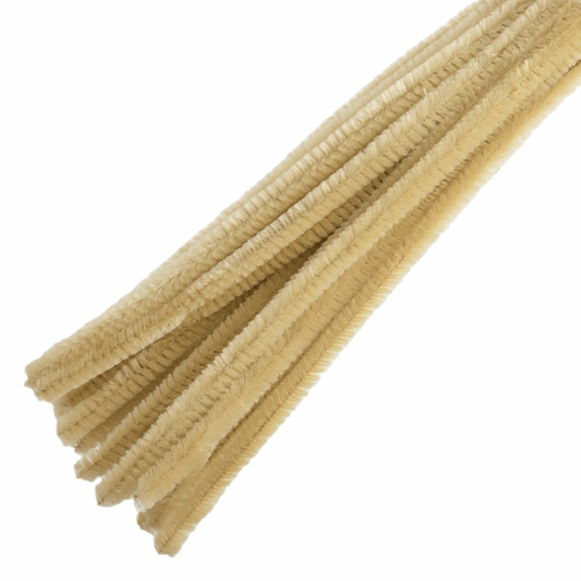 Trimits Beige Chenilles - 30cm x 12mm (Pack of 15)