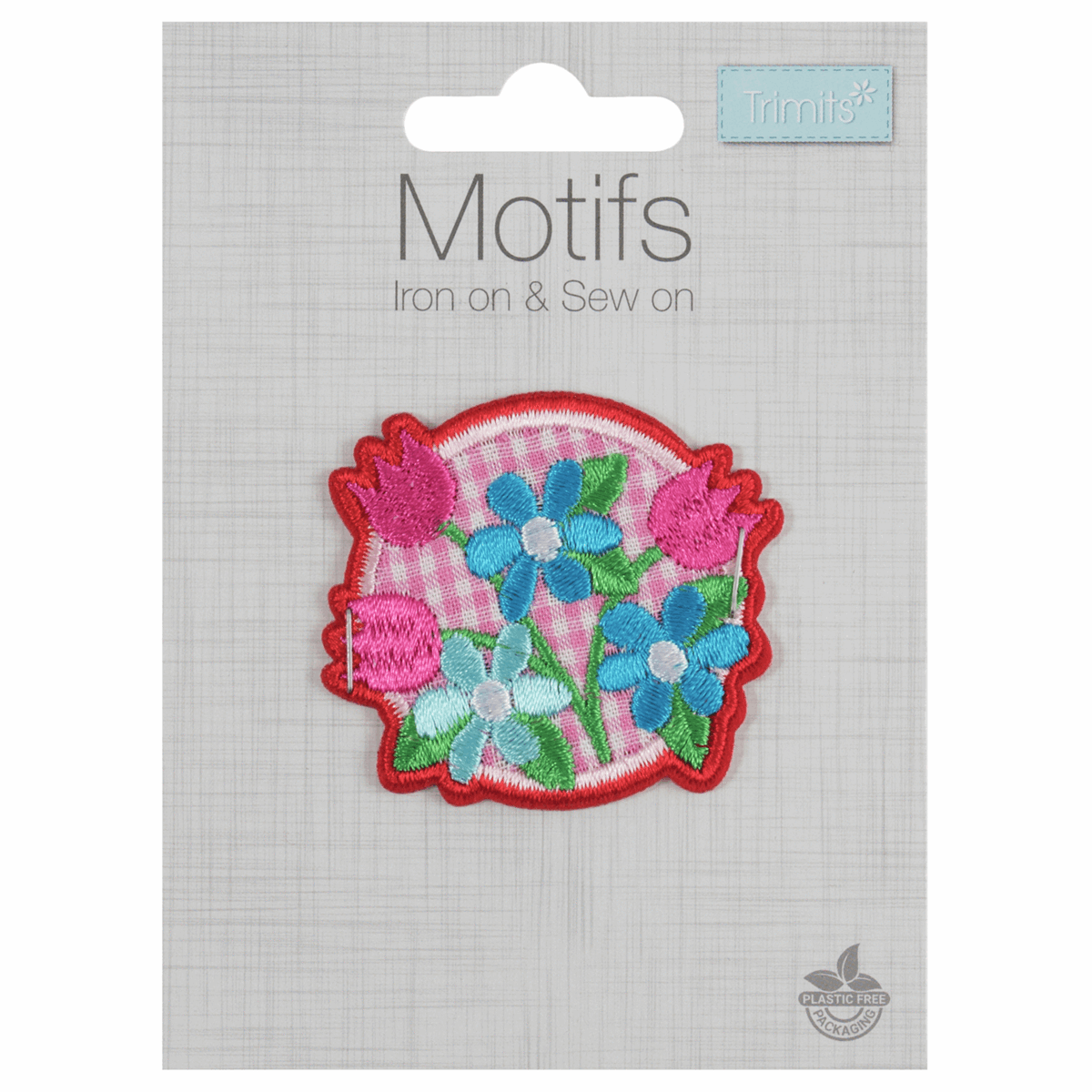 Trimits Iron-On/Sew On Motif Patch - Floral