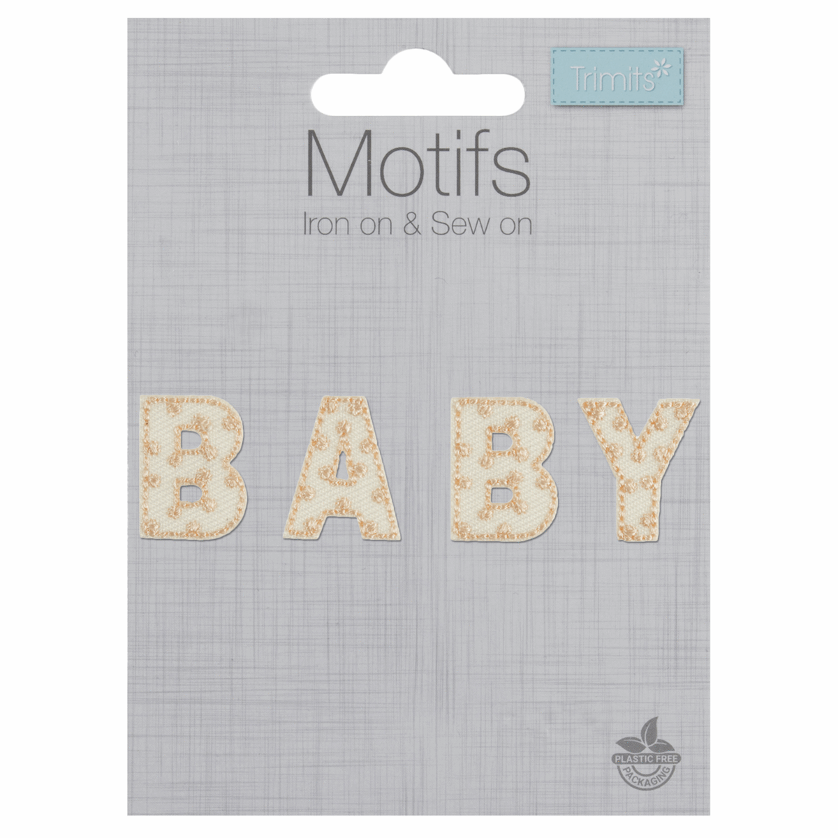 Trimits Iron-On/Sew On Motif Patch - Baby