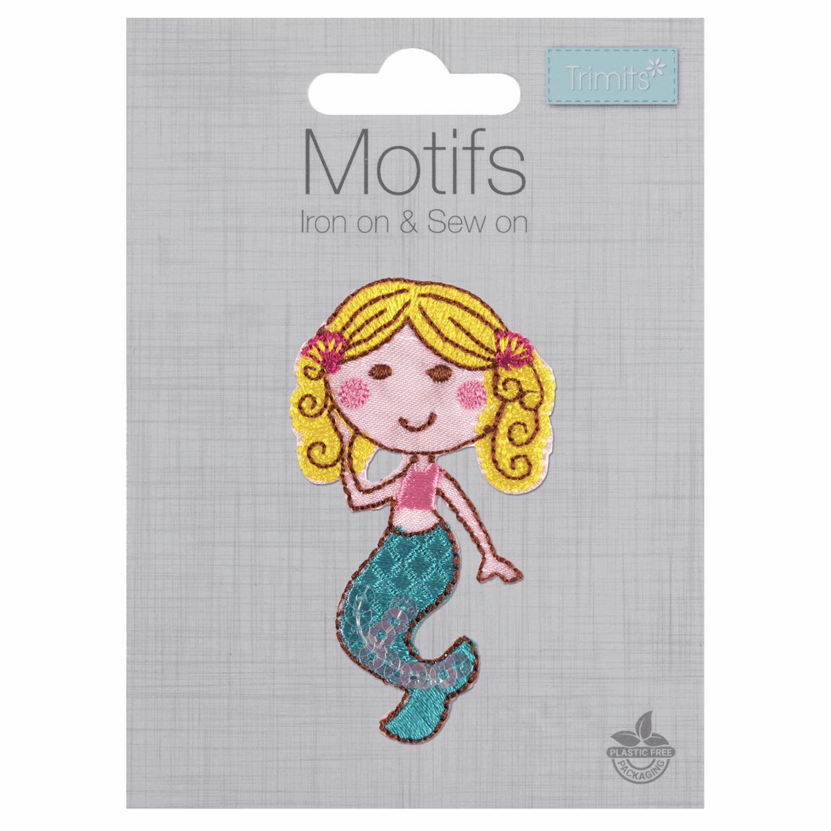 Iron-On/Sew On Motif Patch - Mermaid
