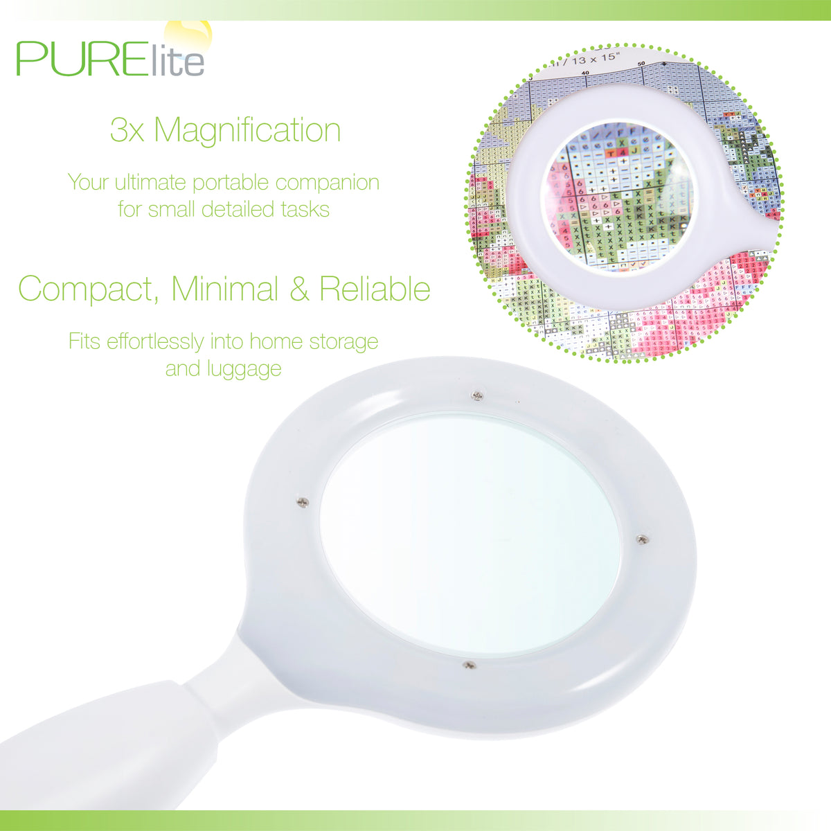 PURElite Nova hand-held magnifying light