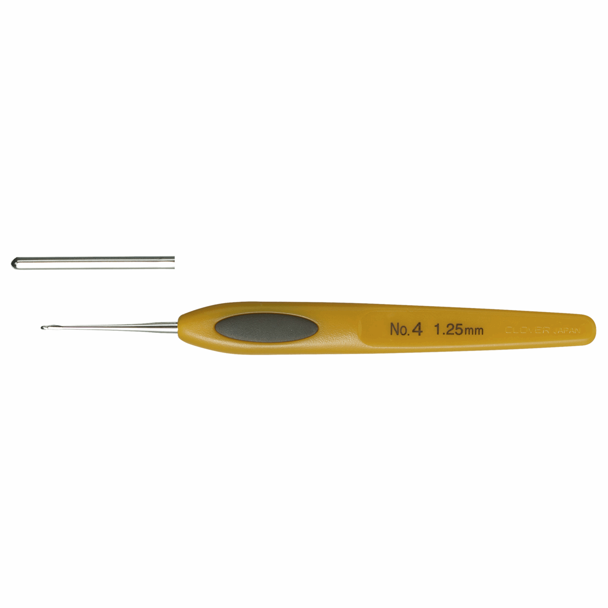 Clover Soft Touch Crochet Hook - 12.5cm x 1.25mm